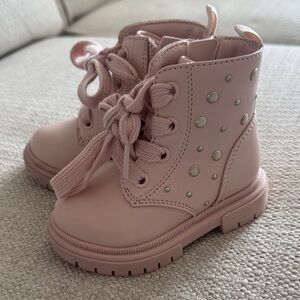 Cat & Jack Pink Studded Kids Boots